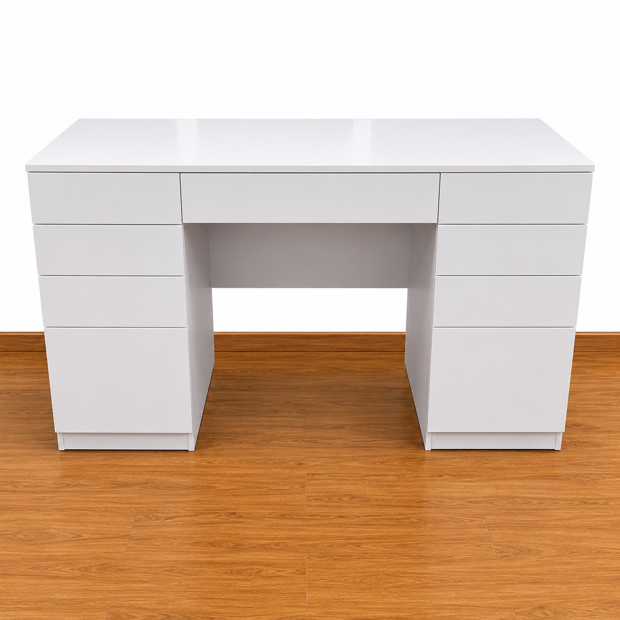 Modern High-Gloss Storage Desk